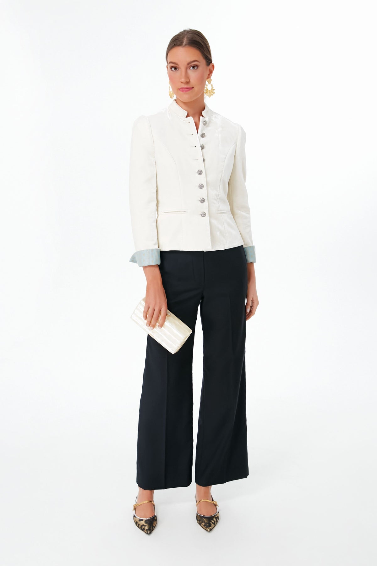 Ivory Velvet Annabelle Bride Jacket