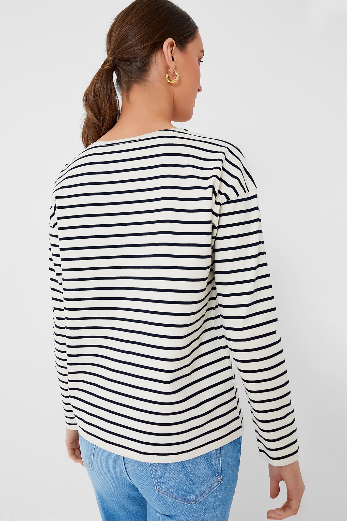 The Cream and Navy Boyfriend