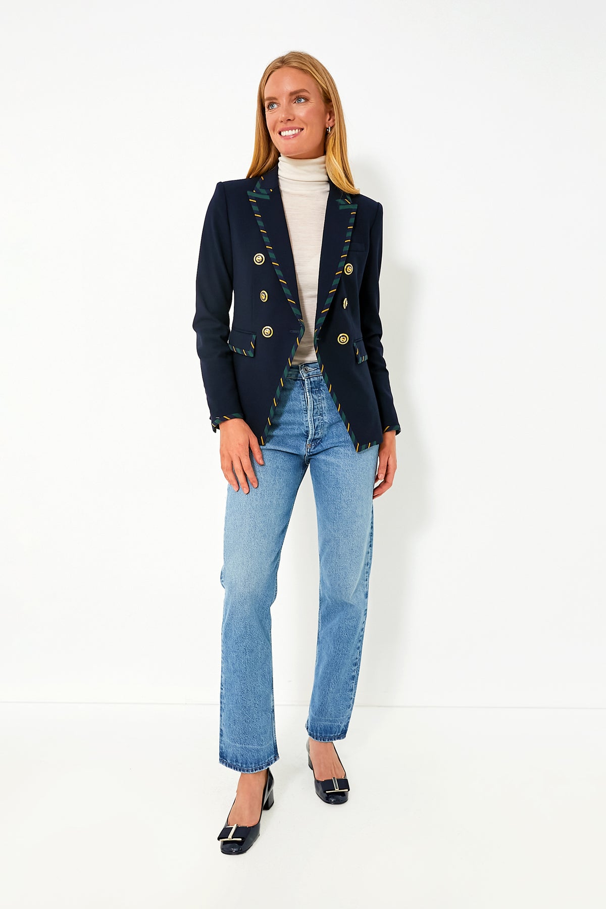 Navy Stripe Miller Dickey Jacket