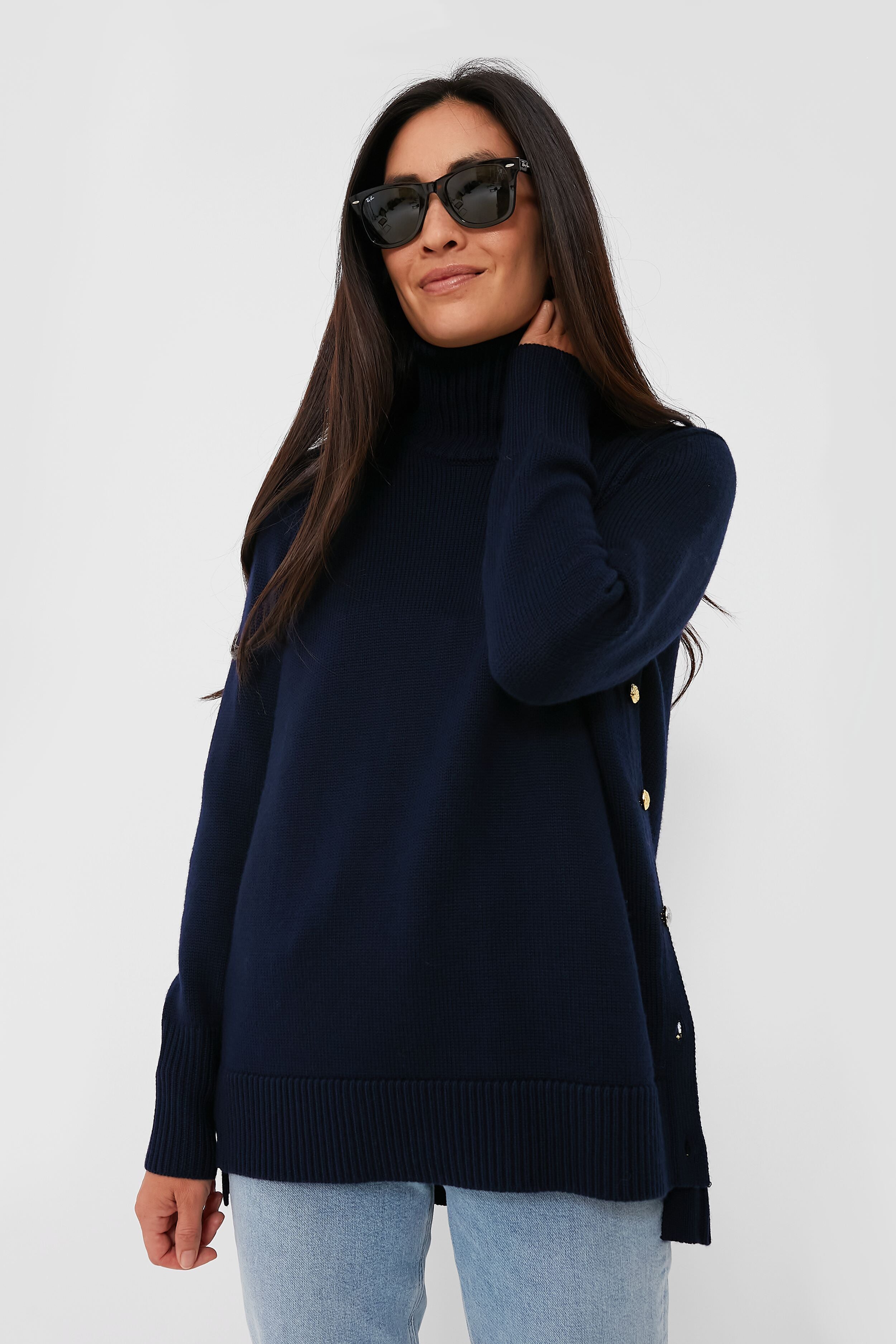 Navy Sophia Sweater | Tuckernuck
