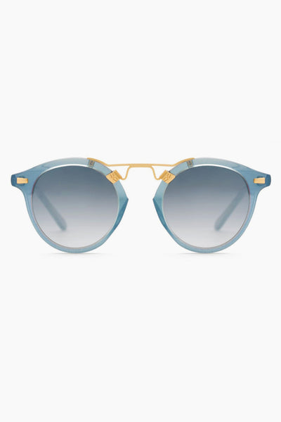 St. Louis 24K Round Sunglasses, 46mm