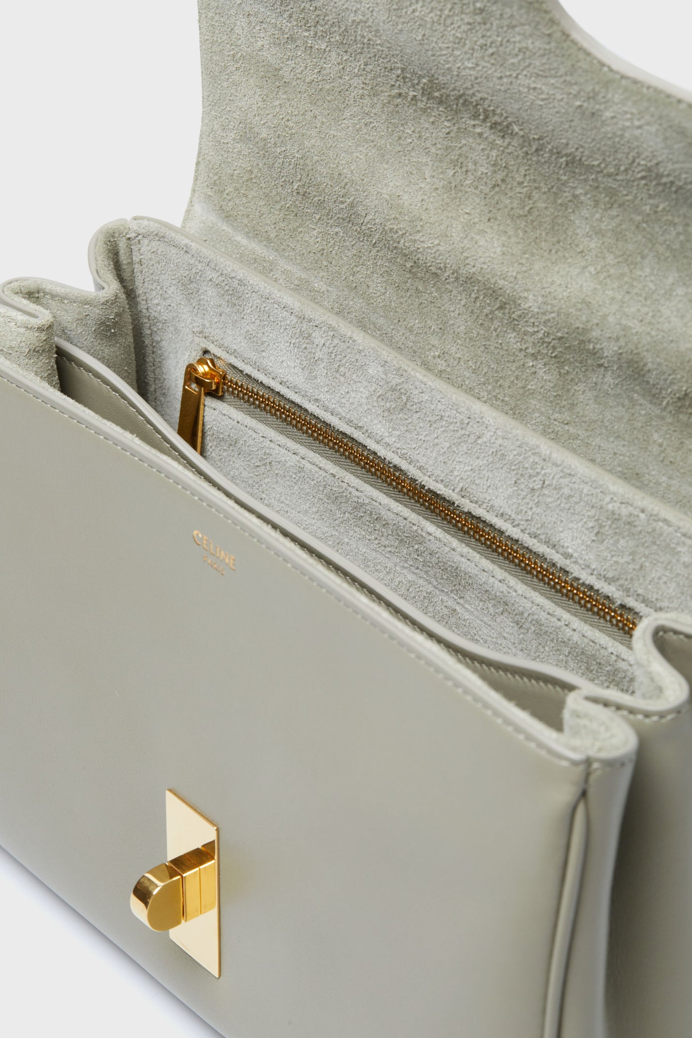 Celine Light Green Teen Soft 16 Bag