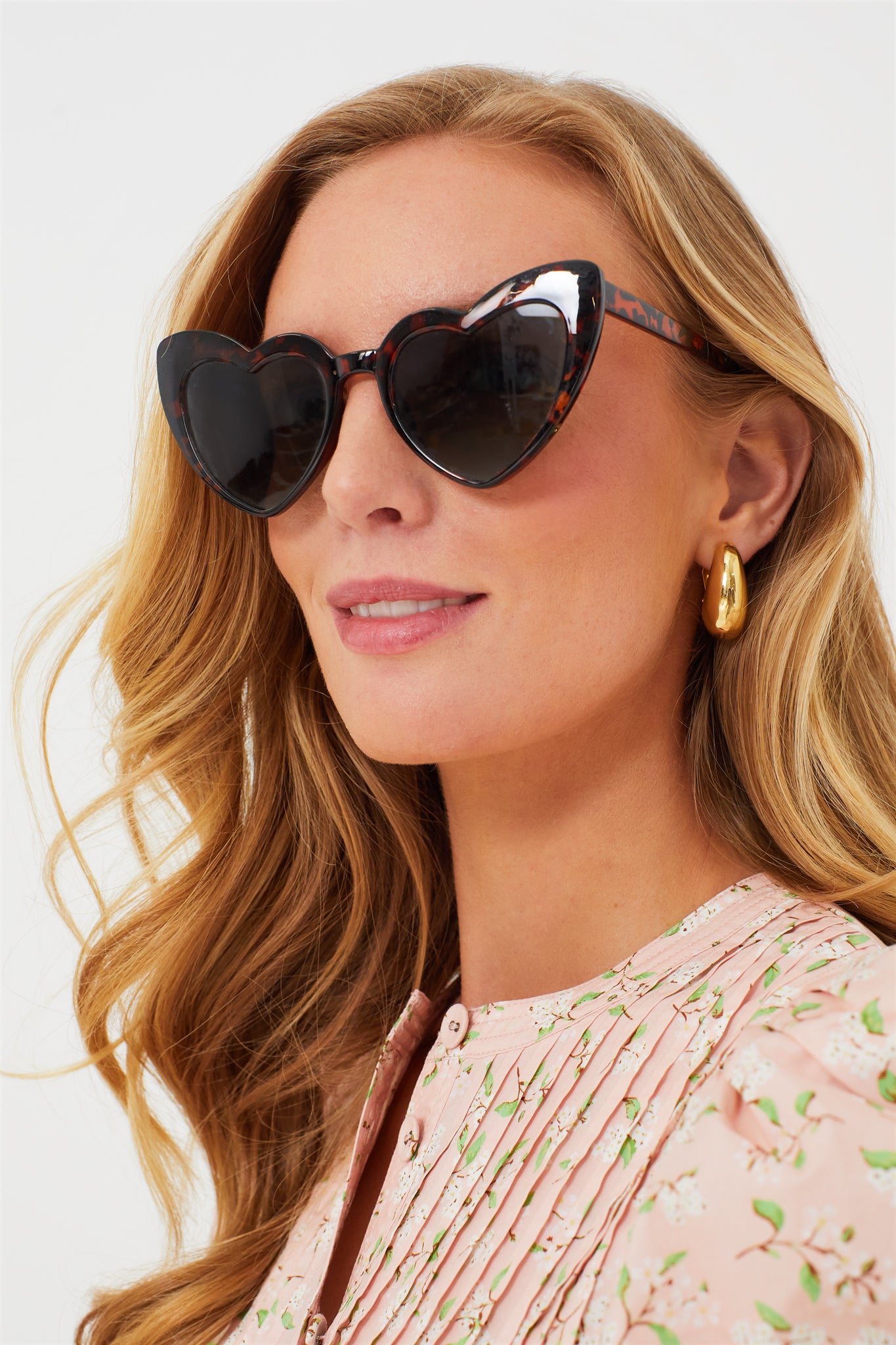 heart goggle AJ Morgan Eyewear Heart Sunglasses | Tortoise