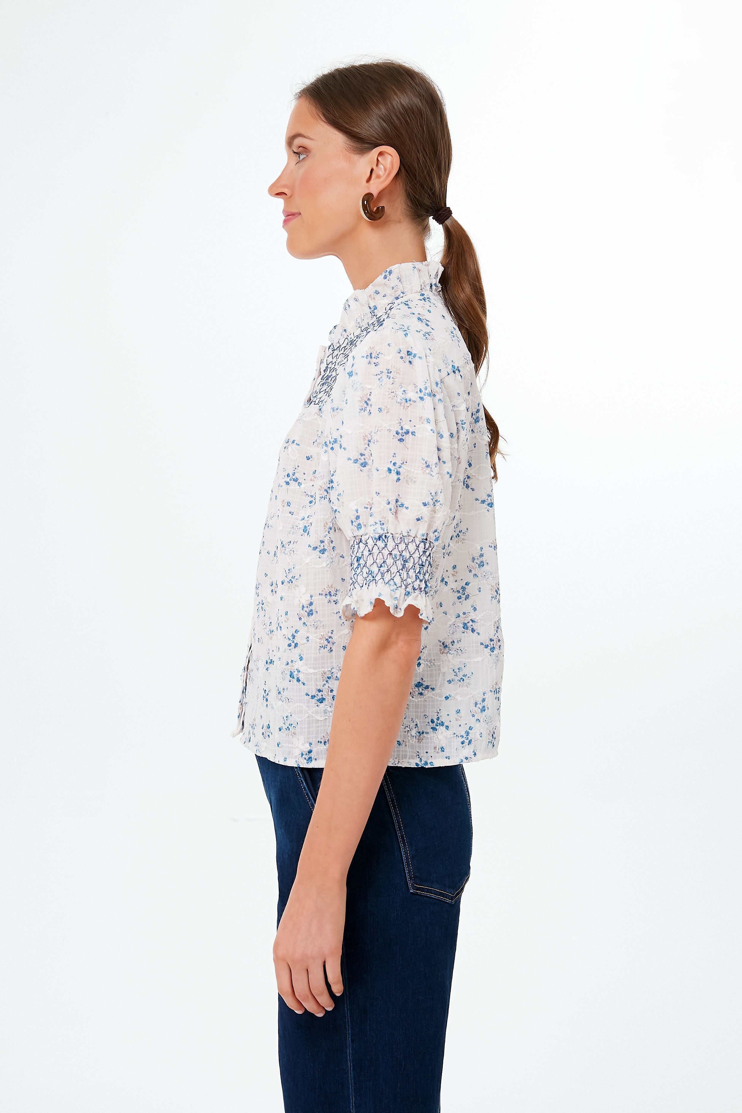 The Shirt - The Signature Shirt in Denim, Women's Size XXL - No Gape Technology for The Perfect Fit