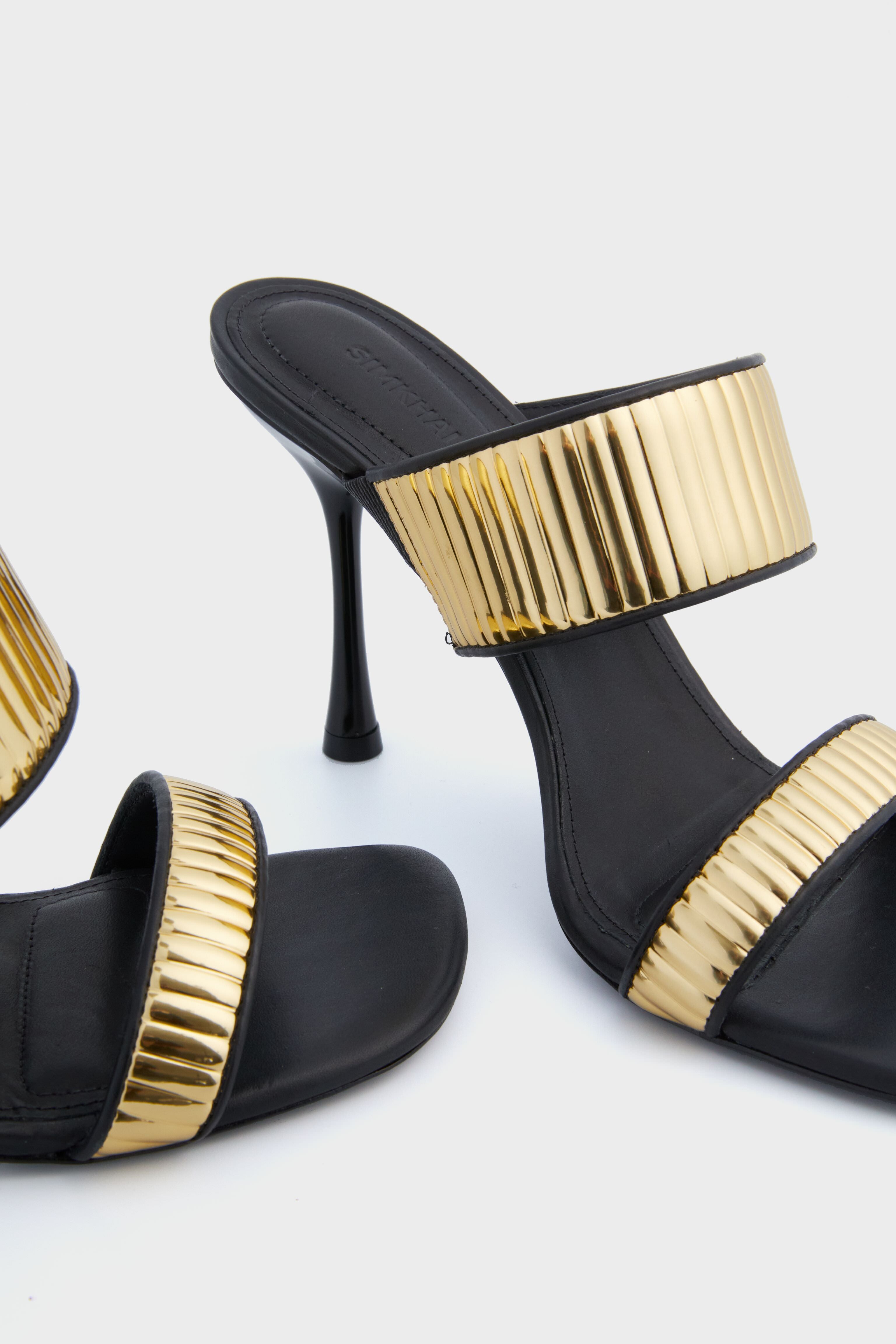 Nyle Collection Women Black, Gold Heels - Buy Nyle Collection Women Black, Gold  Heels Online at Best Price - Shop Online for Footwears in India |  Flipkart.com