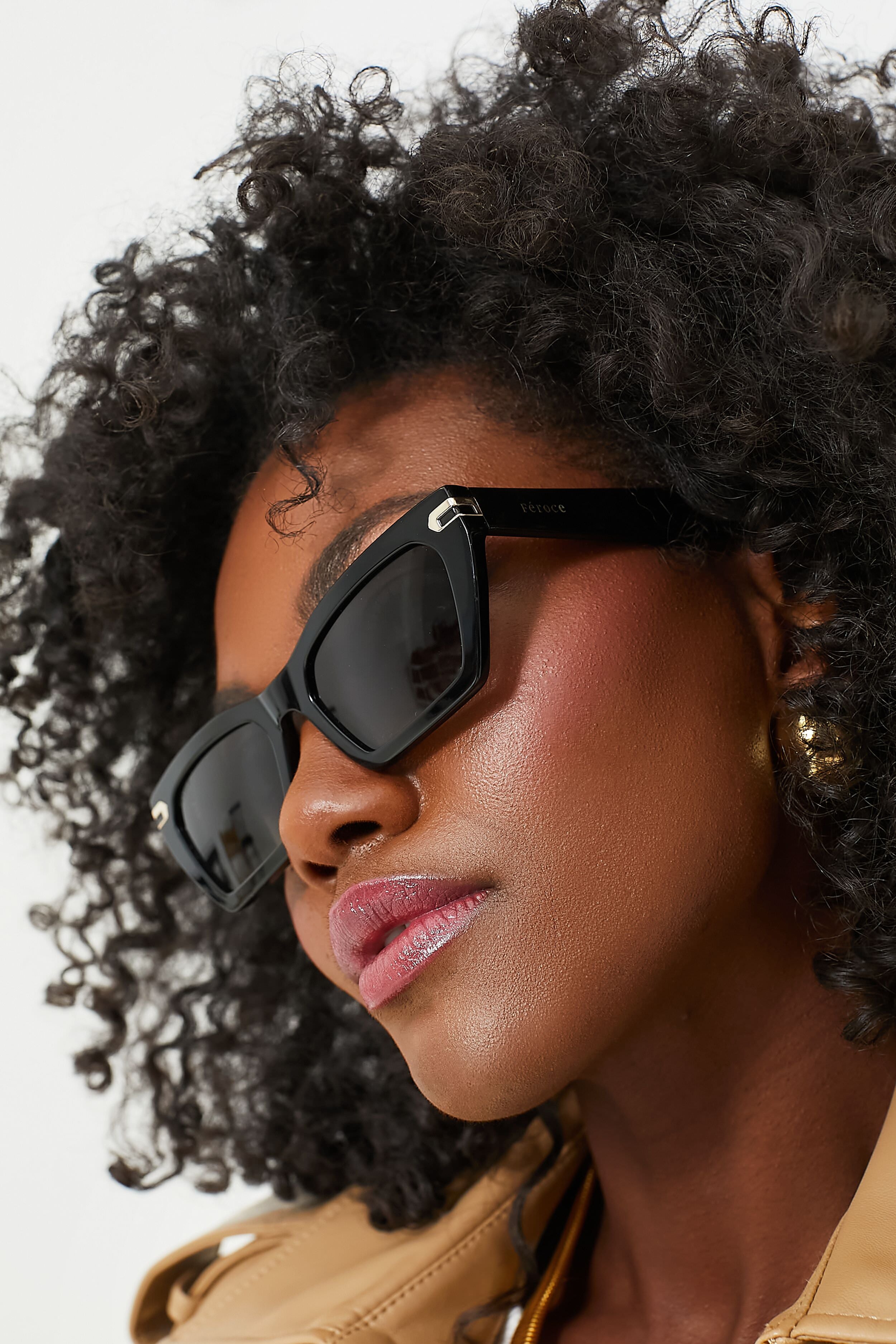 Black Heather Mini Sunglasses | Feroce