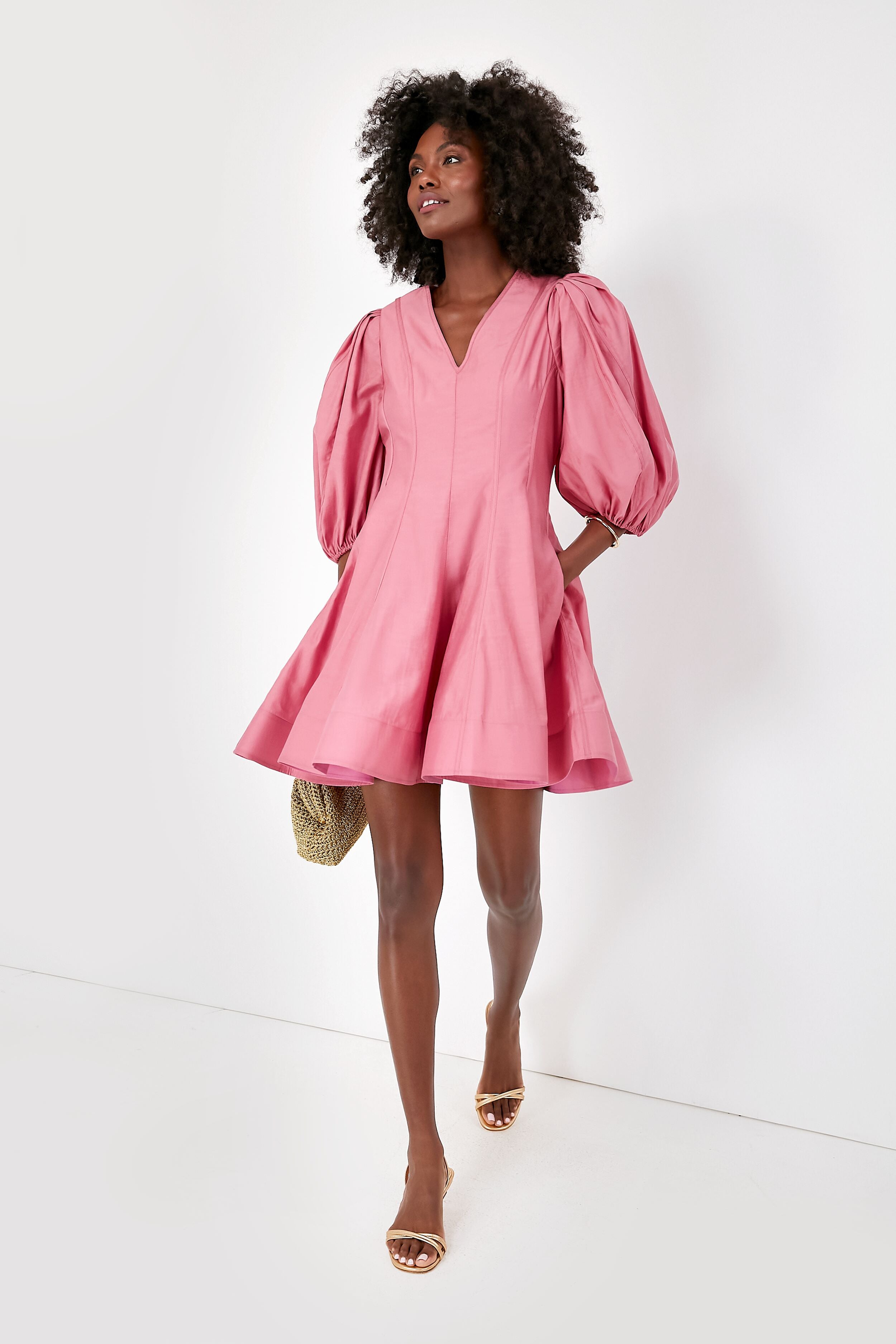 Pink Loraine Mini Dress | English Factory
