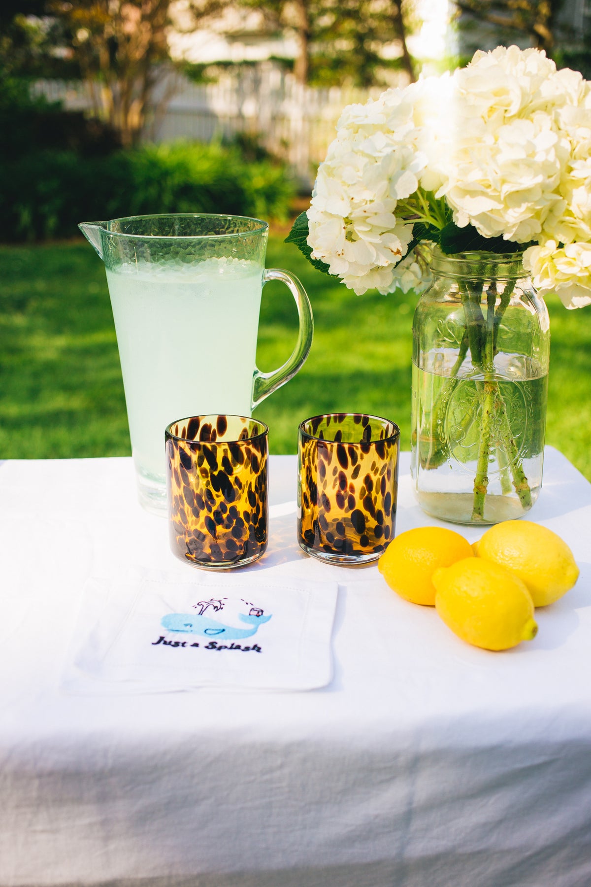 Just a Splash Cocktail Napkins (Set of 4)