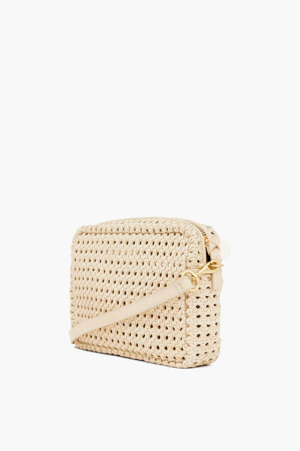Cream Rattan Midi Sac | Clare V