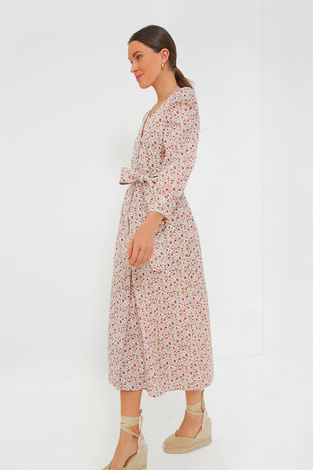 Pink Floral Nellie Maxi Dress