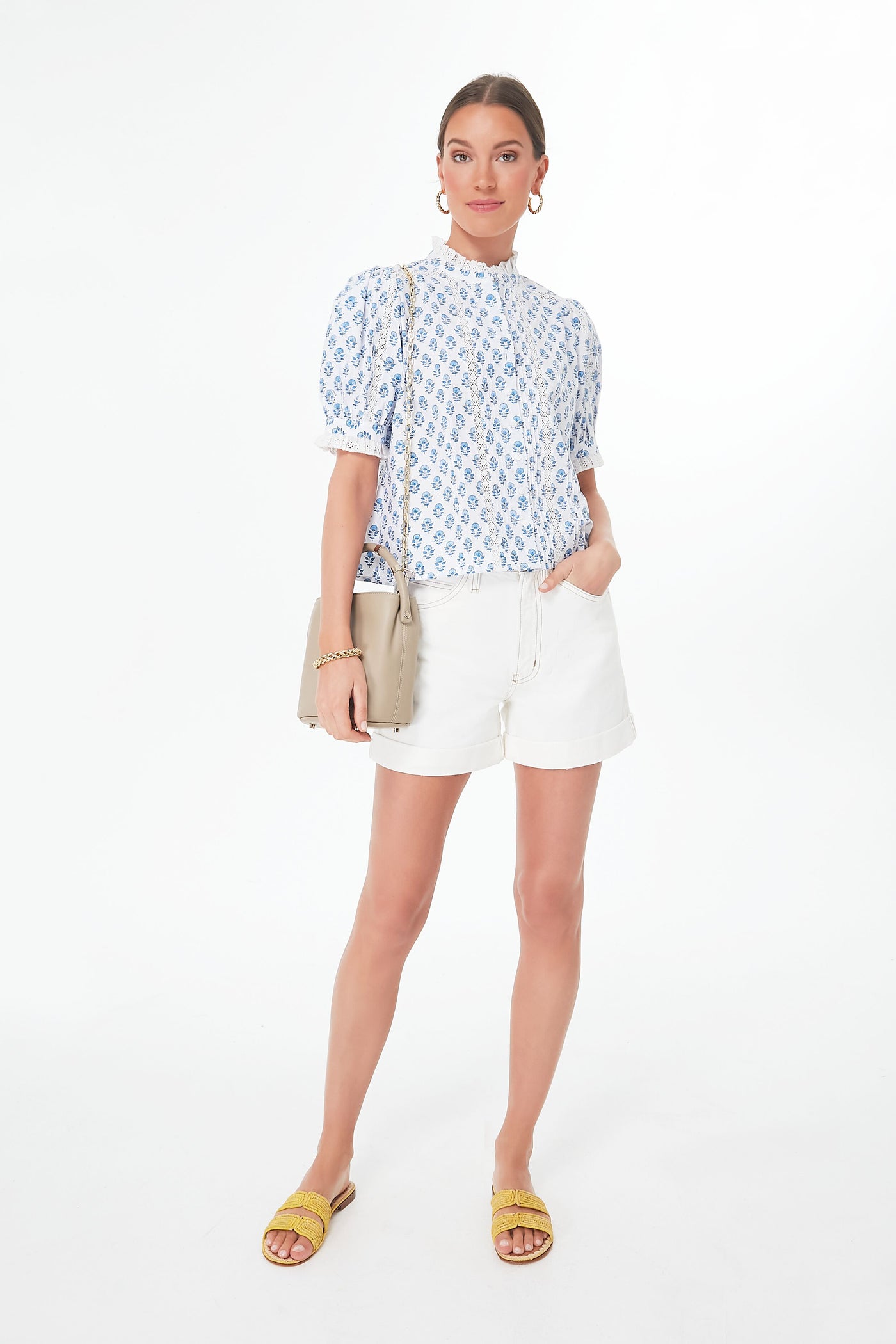 Sky Buta Vera Blouse