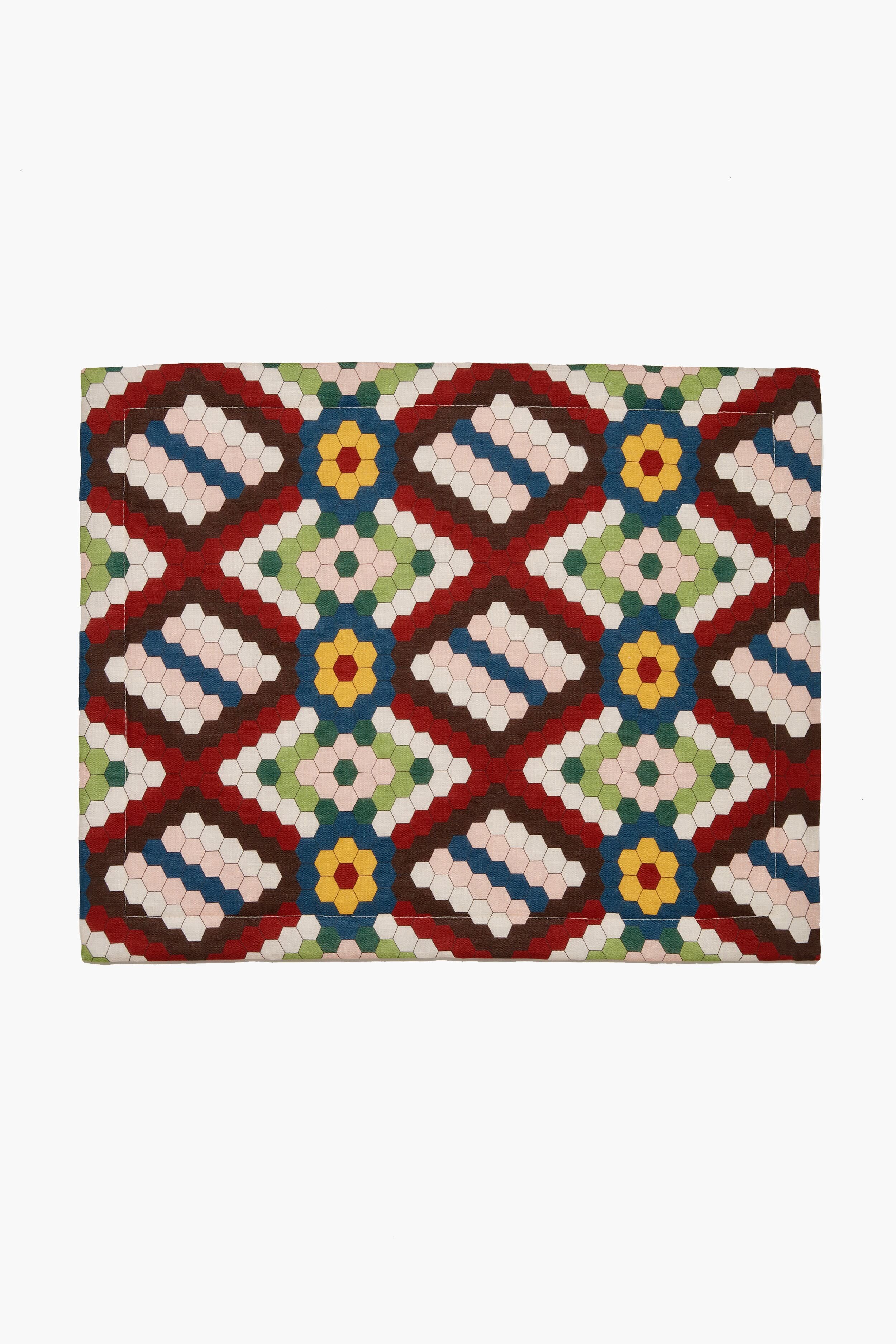 Honeycomb Tiles Tablemat Set of 2