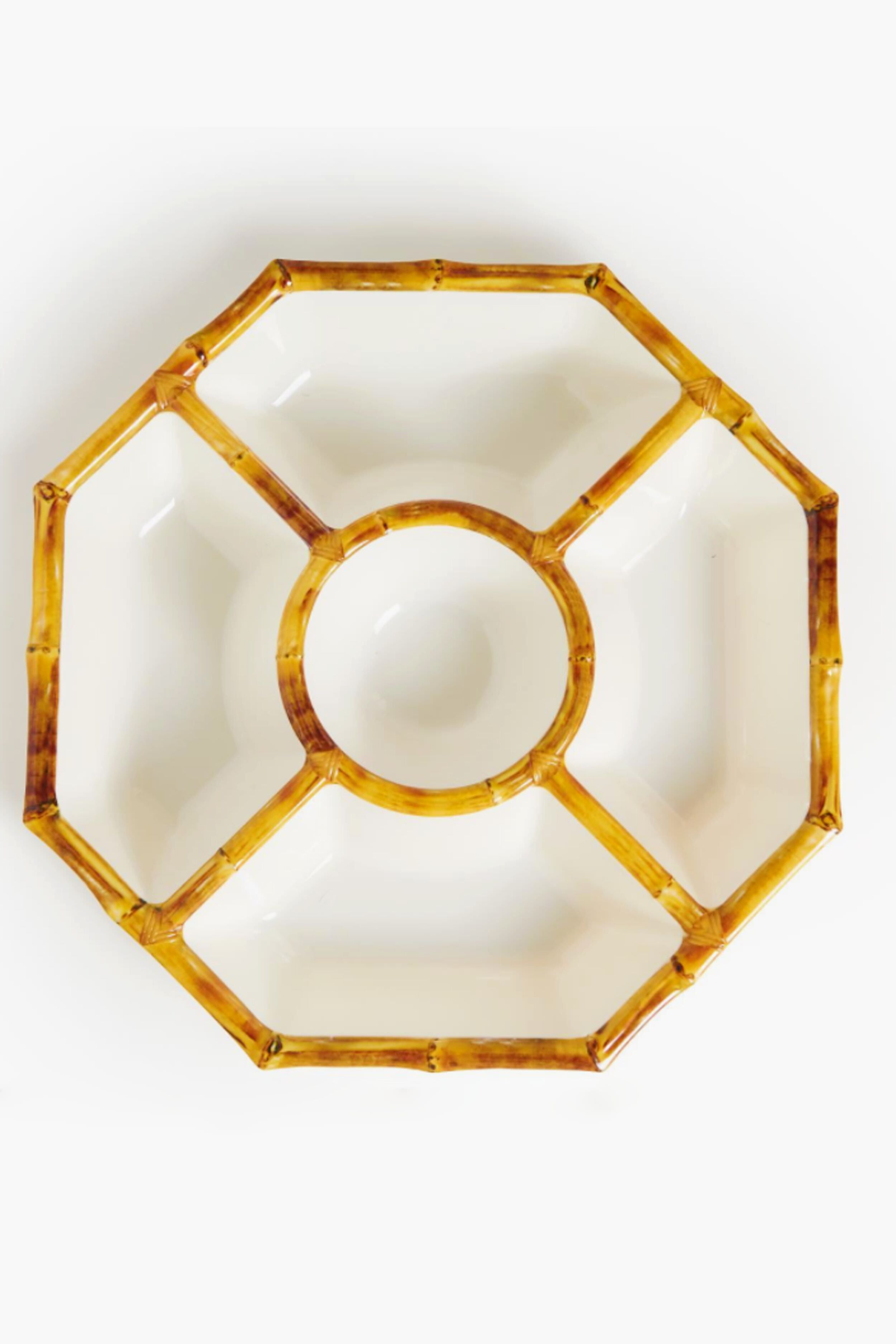 Bamboo Chip and Dip Bowl