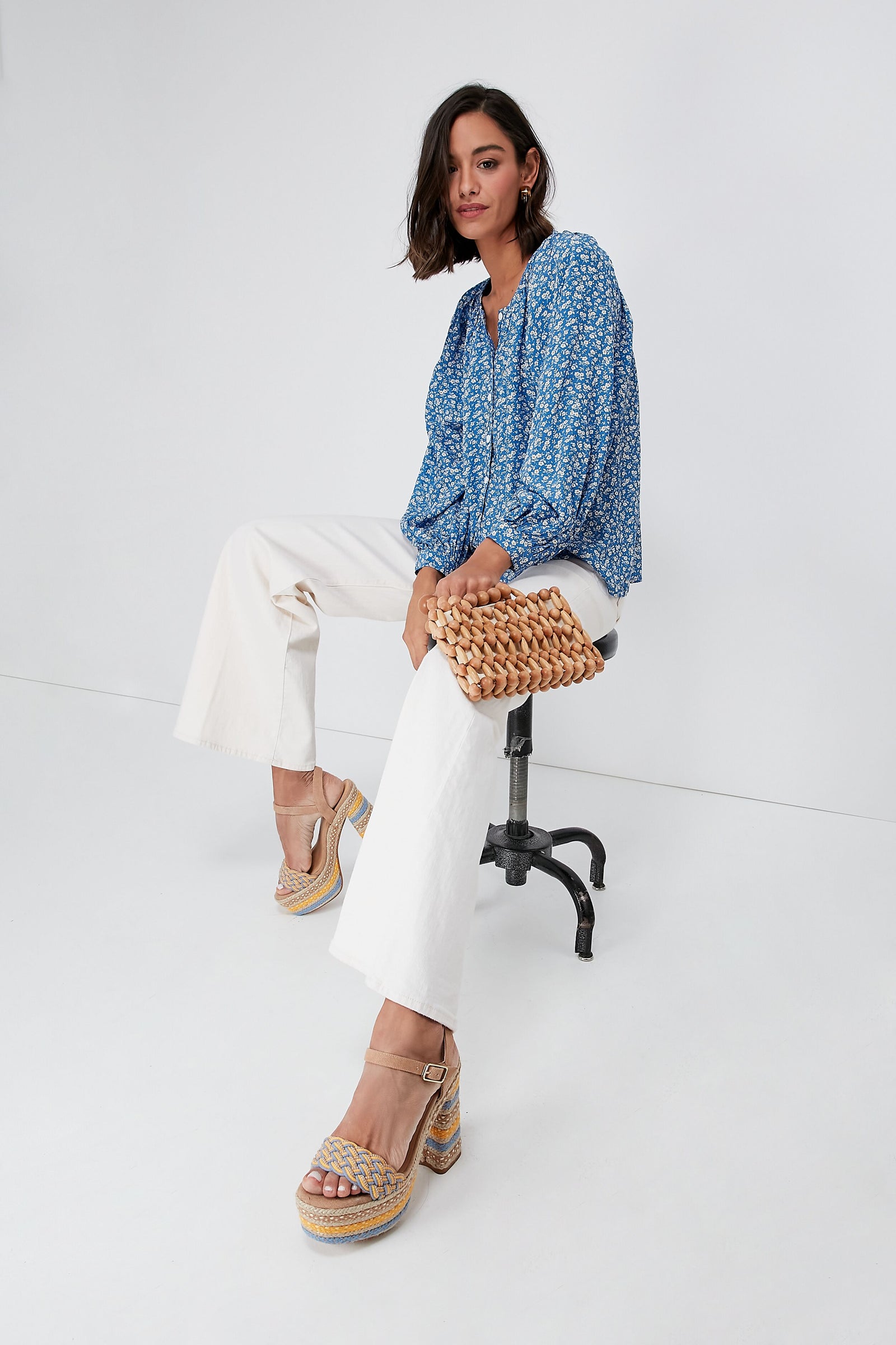 Pablo Flowers Frances Blouse