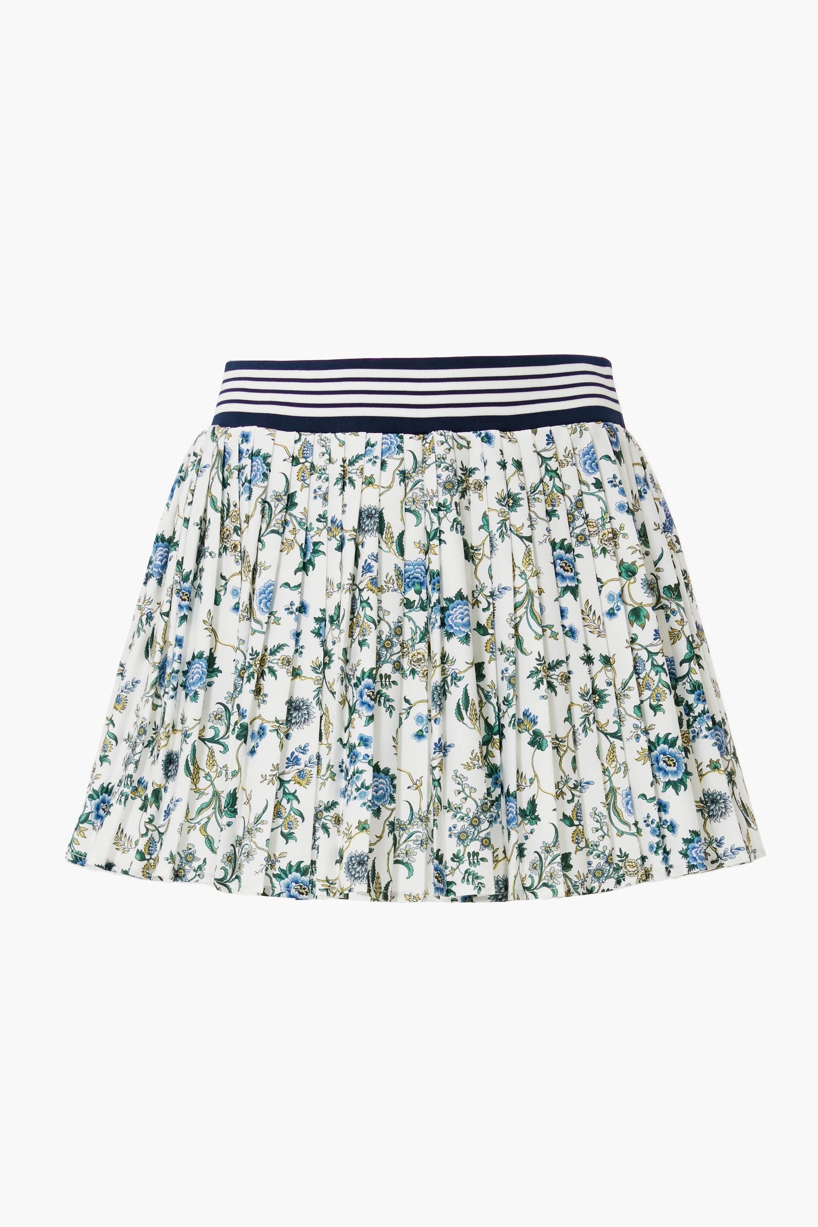 White Wildflower 14 Inch Lexi Tennis Skirt