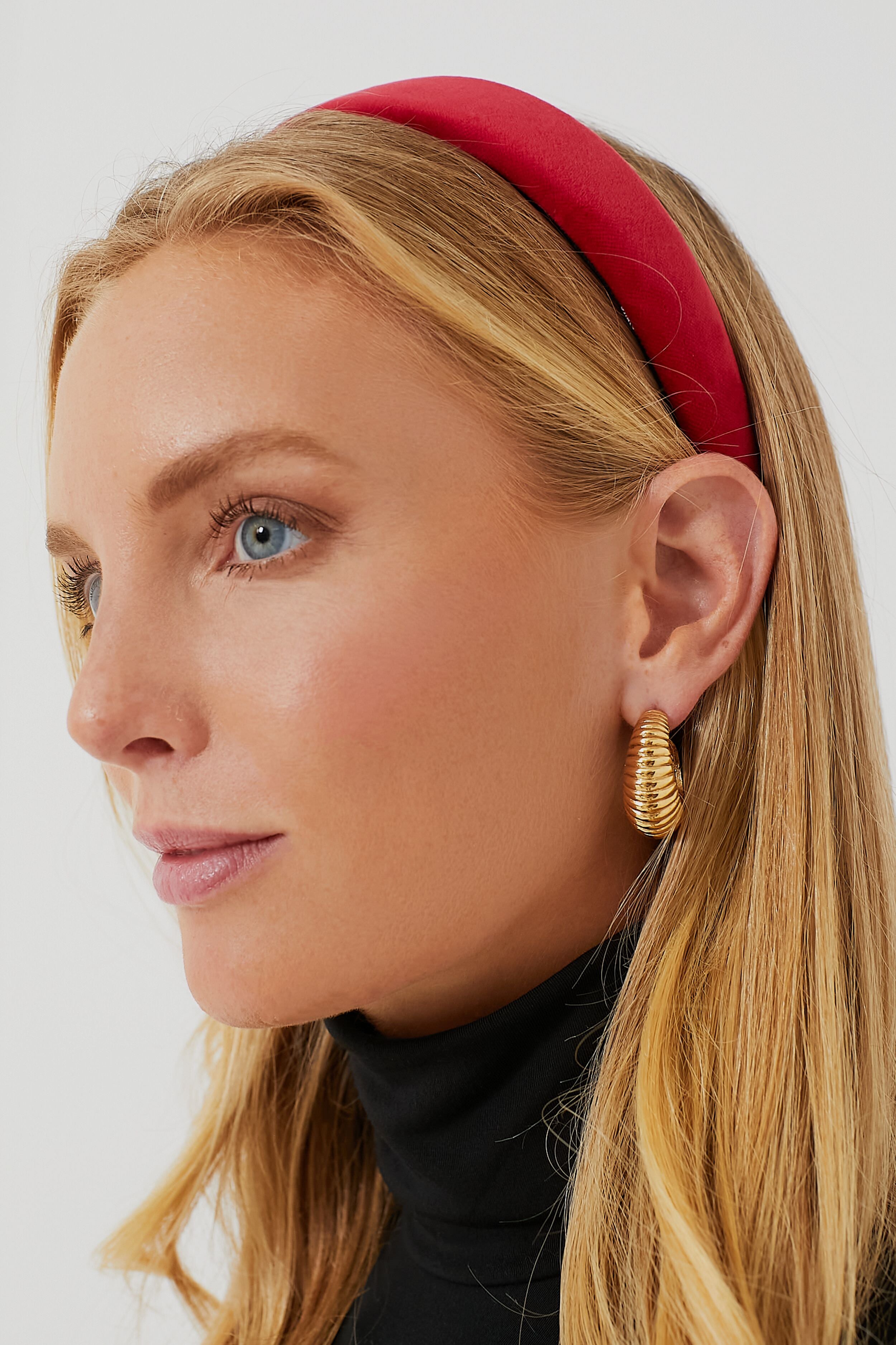 Crimson Velvet Alice Headband