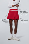 Retro Red 15 Inch Lydia Tennis Skirt