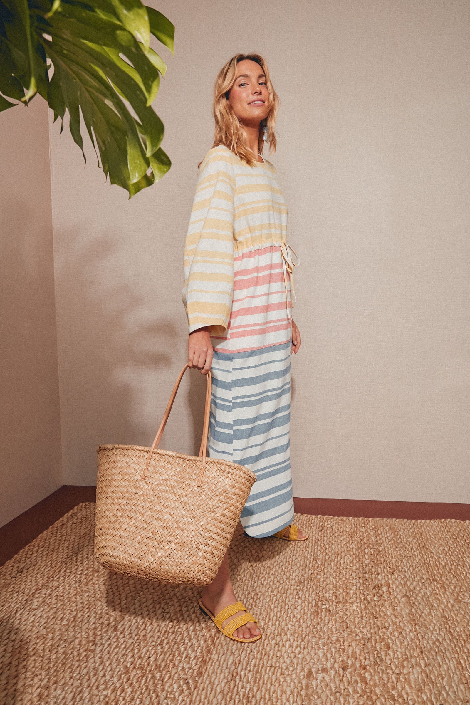 Natural Sorrento Tote