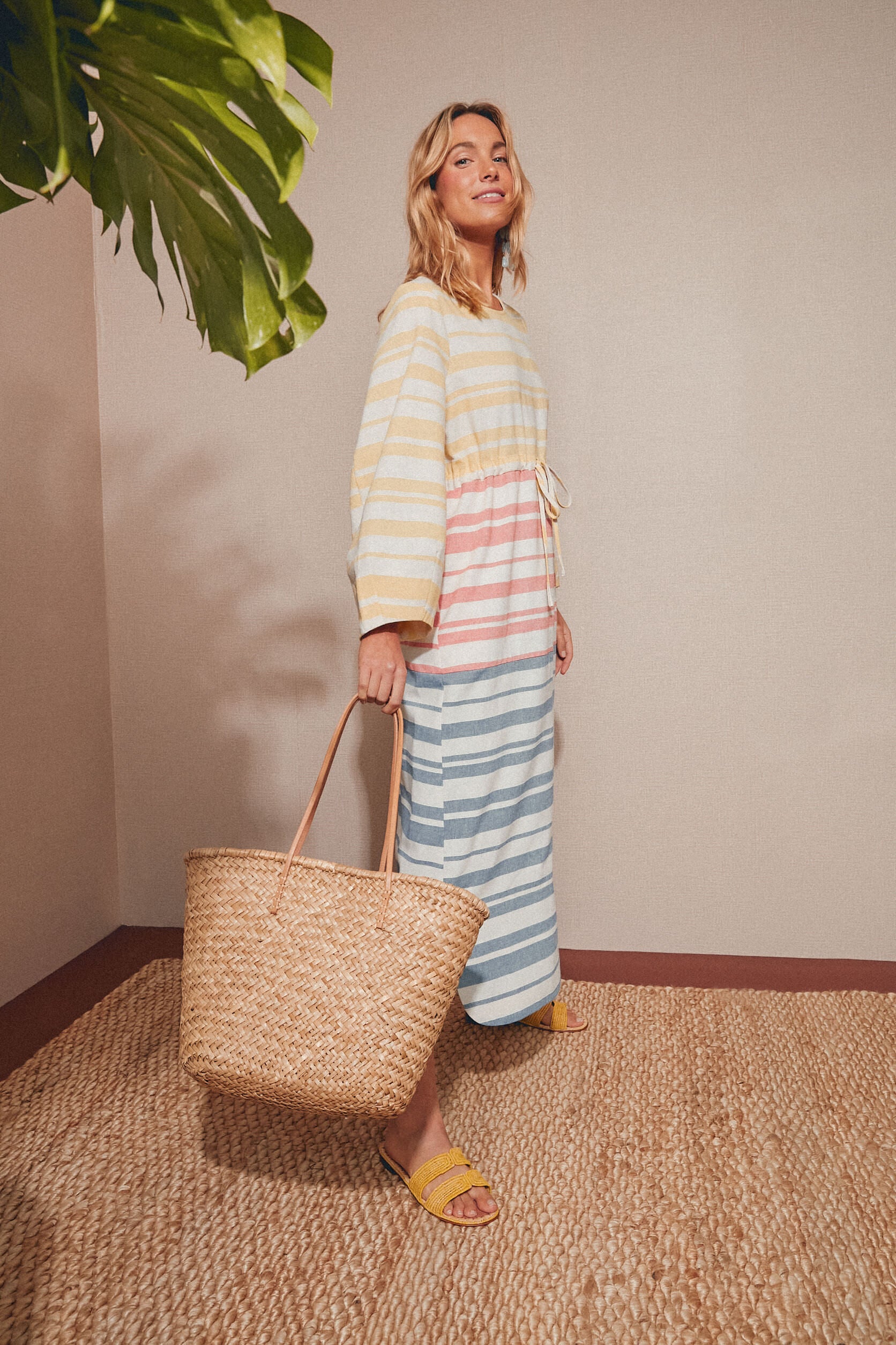 Natural Sorrento Tote