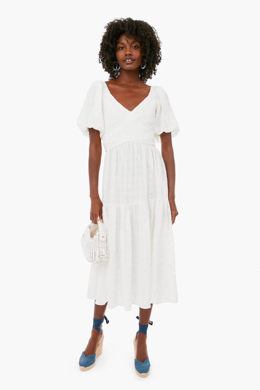 White Sydney Midi Dress