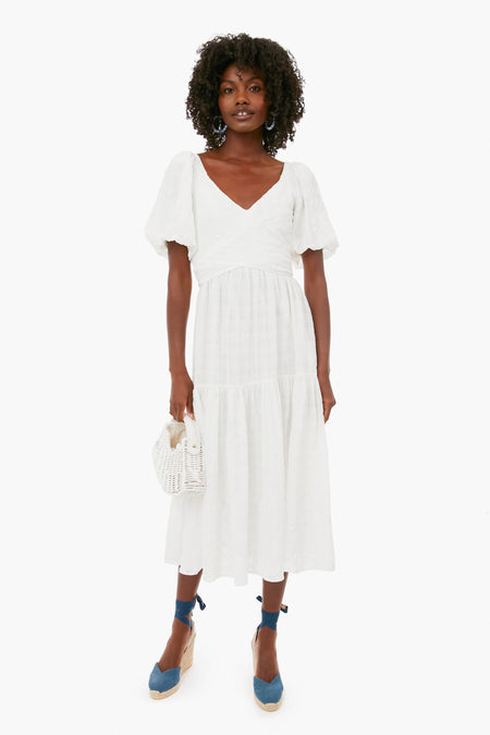 White Sydney Midi Dress