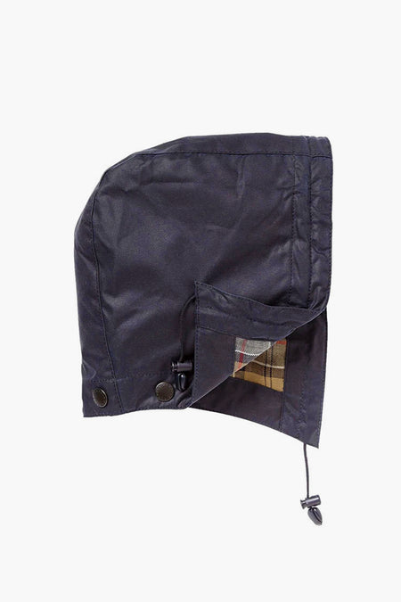 Navy Classic Waxed Cotton Jacket Hood Barbour - Main Image