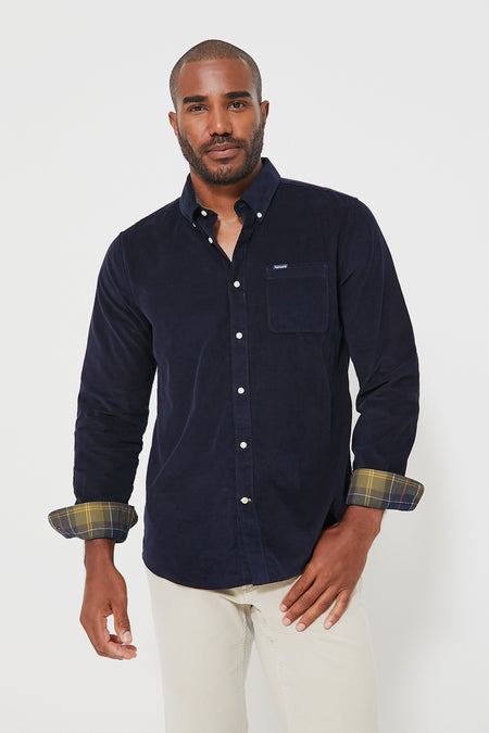 Navy Ramsey Tailored Shirt Barbour