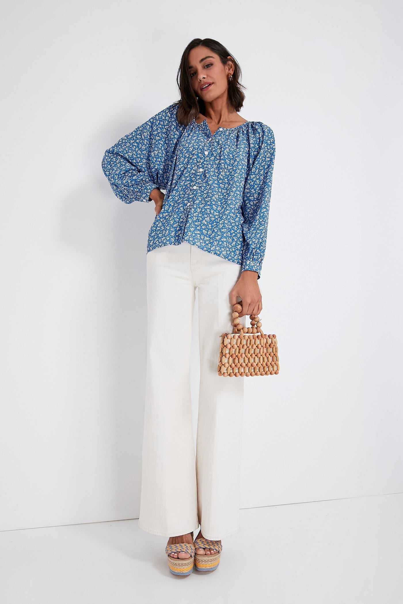 Pablo Flowers Frances Blouse