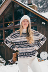 Brown and Grey Fair Isle Loch Sweater