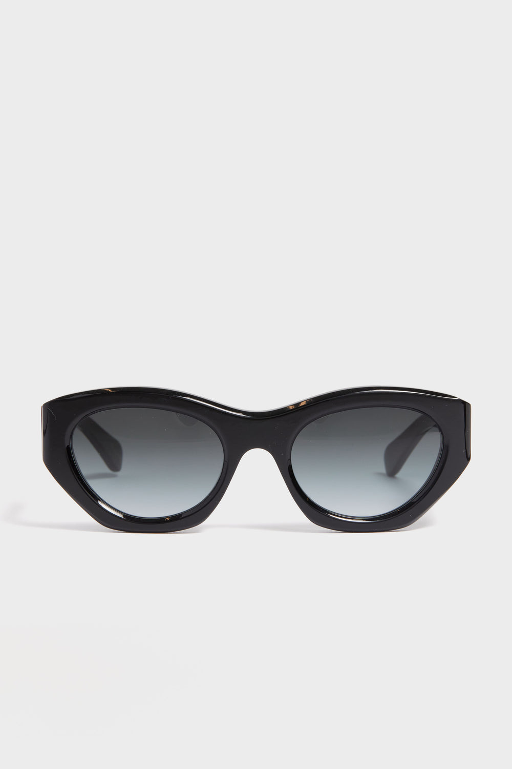 Shiny Solid Black Cat Eye