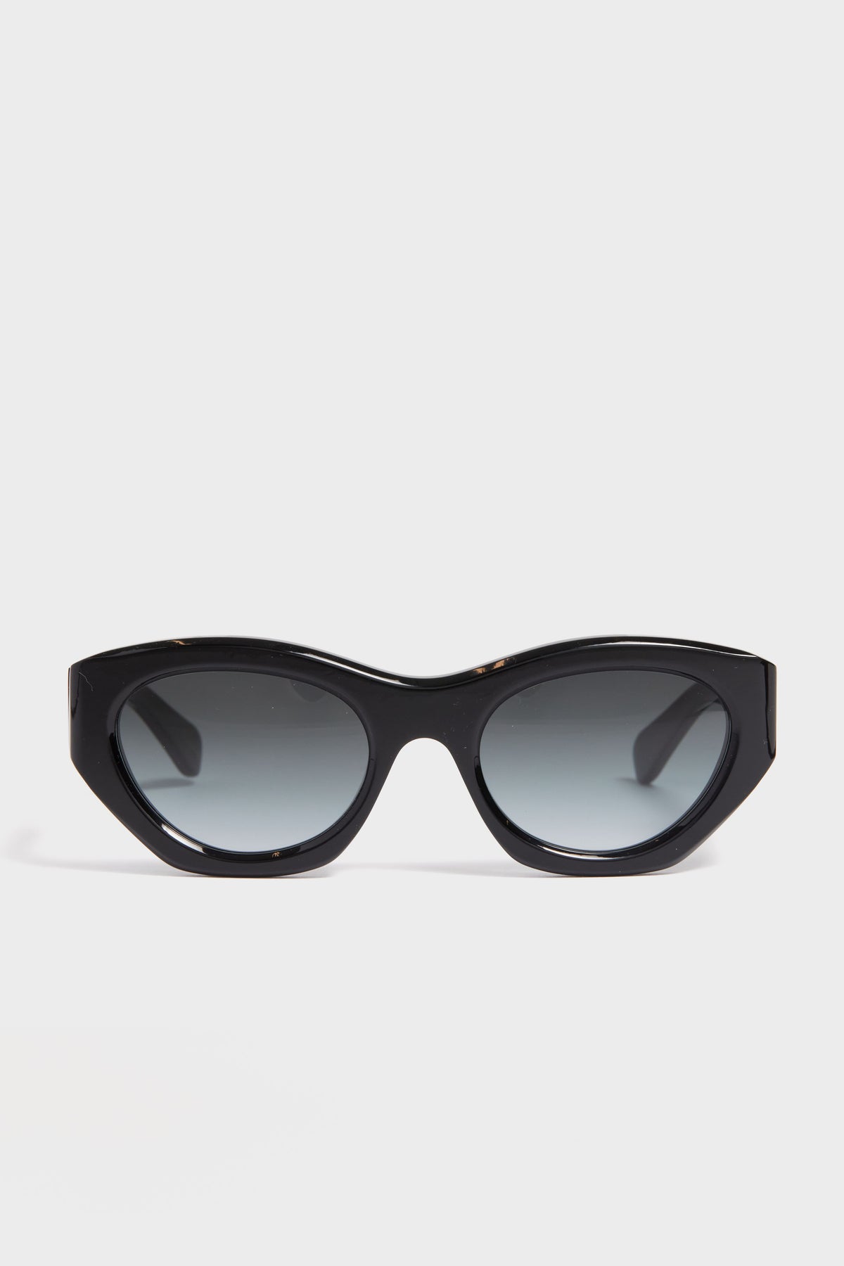 Shiny Solid Black Cat Eye