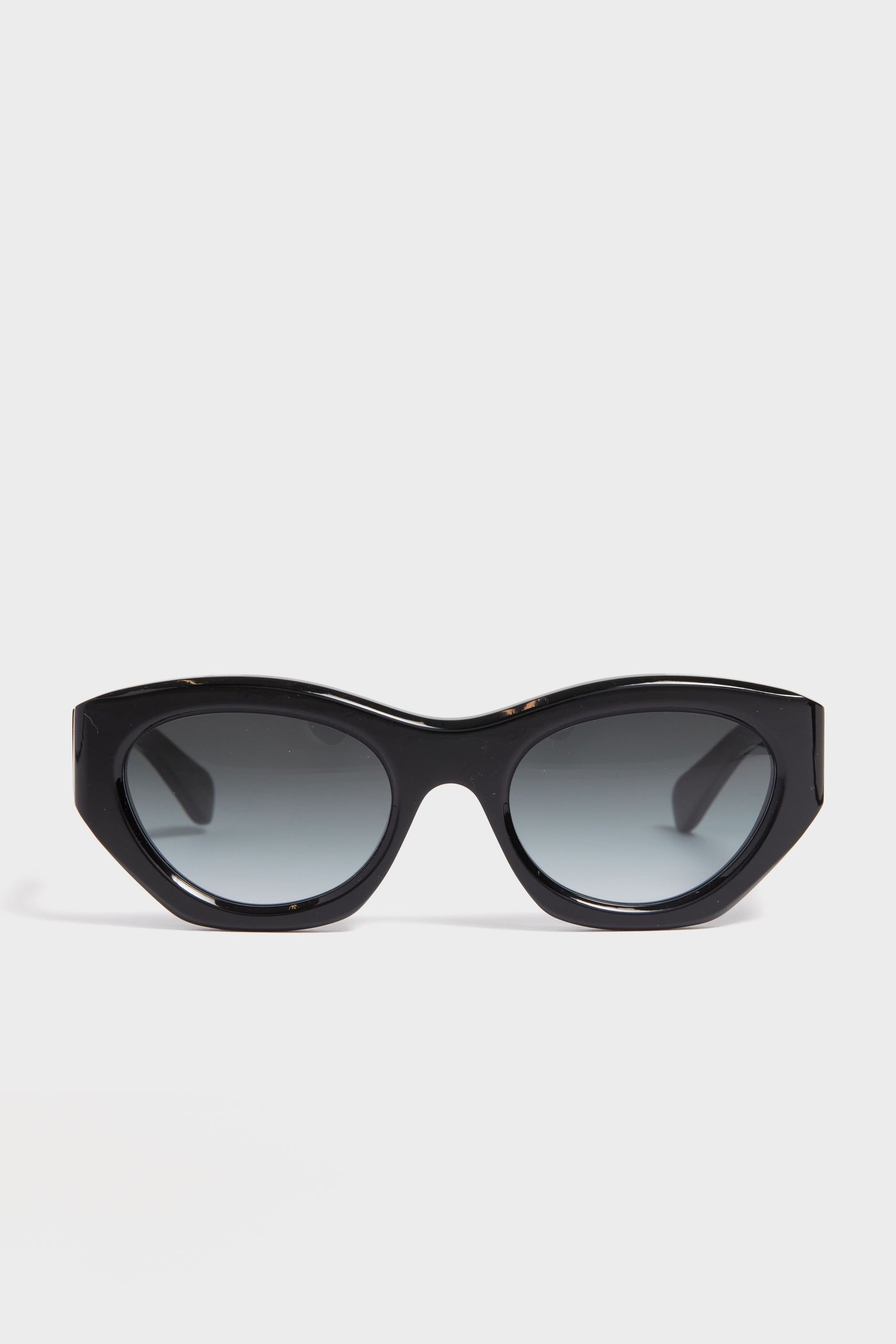 Shiny Solid Black Cat Eye
