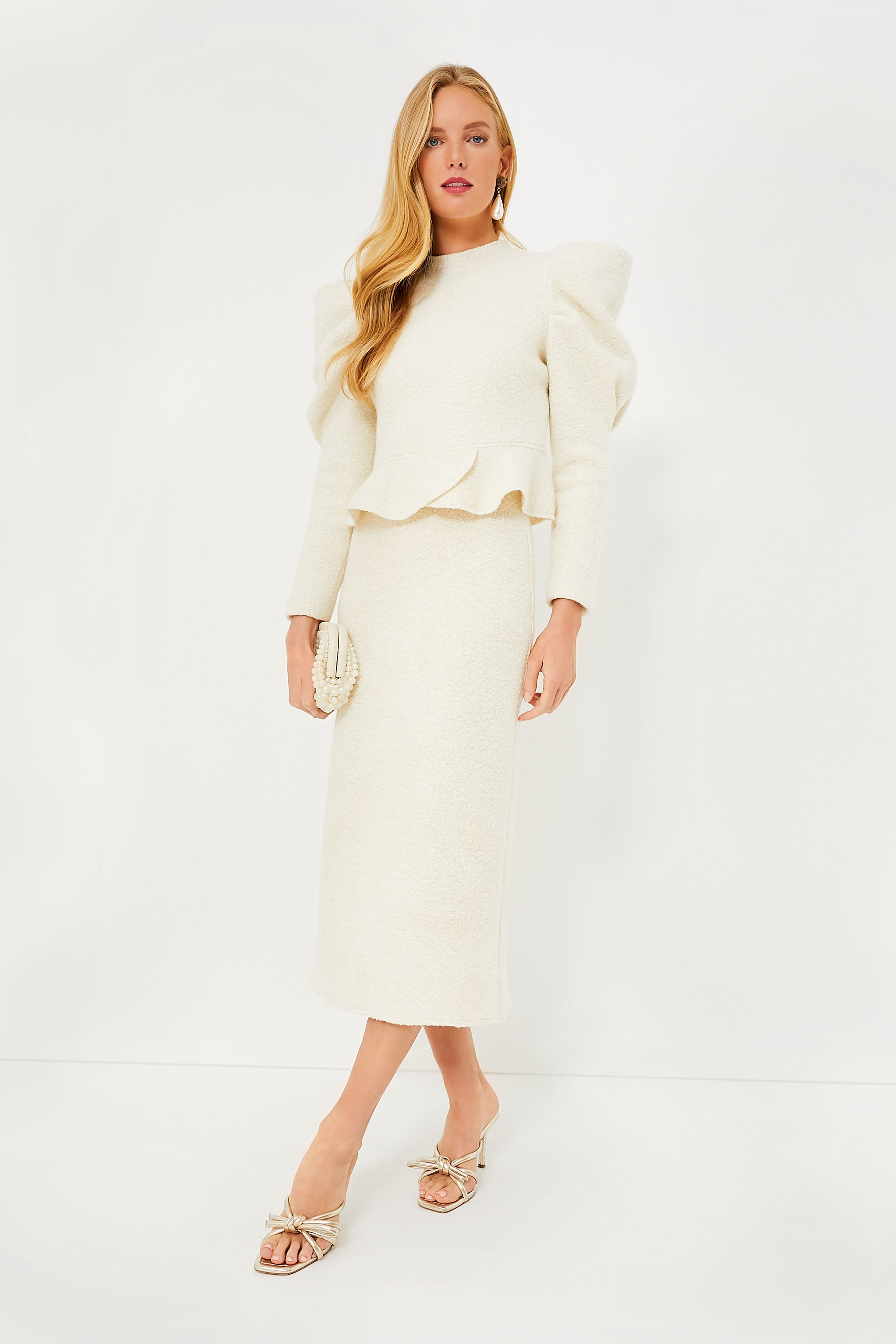 Cream Peri A-Line Skirt | Hyacinth House