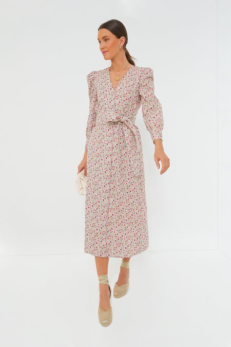 Pink Floral Nellie Maxi Dress