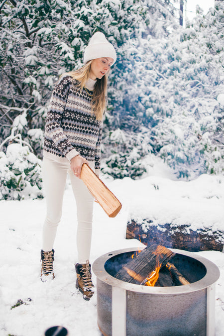 Brown and Grey Fair Isle Loch Sweater