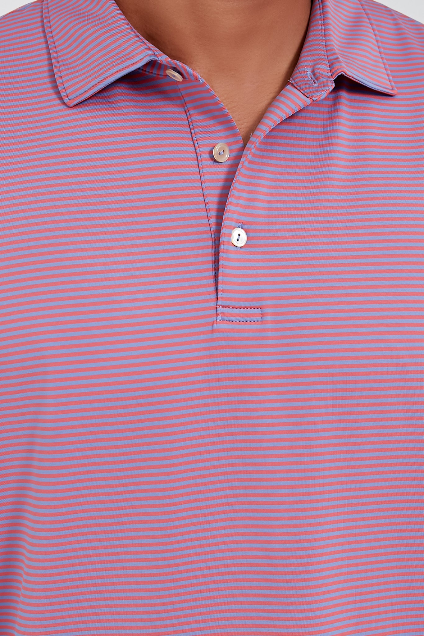 Port Blue Hales Performance Jersey Polo