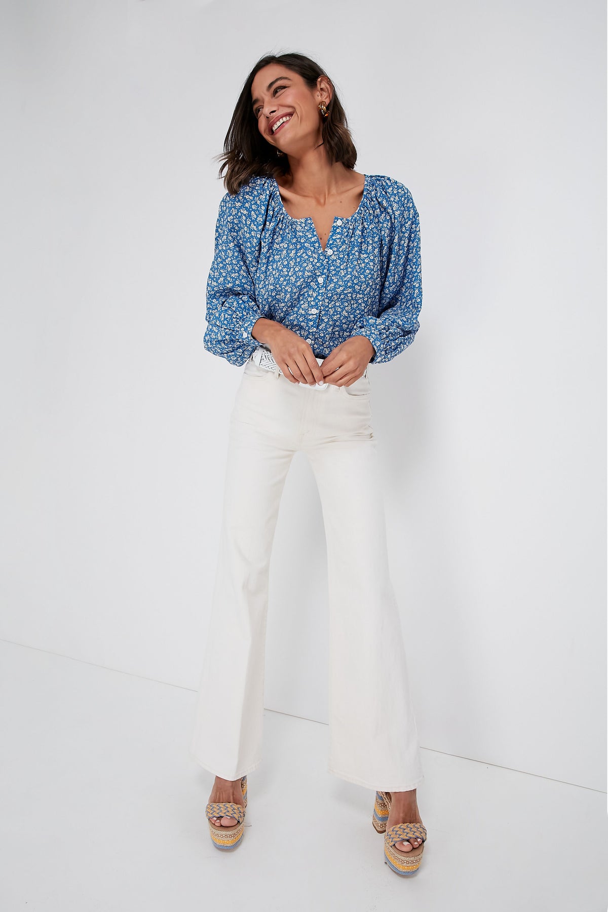 Pablo Flowers Frances Blouse