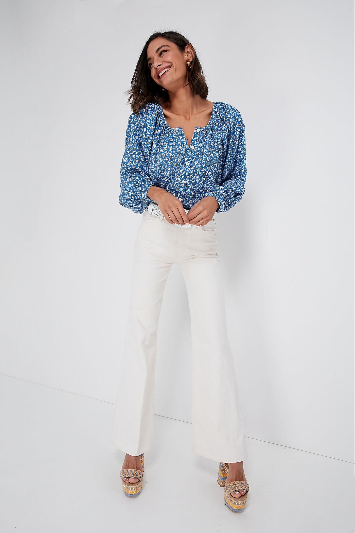 Pablo Flowers Frances Blouse
