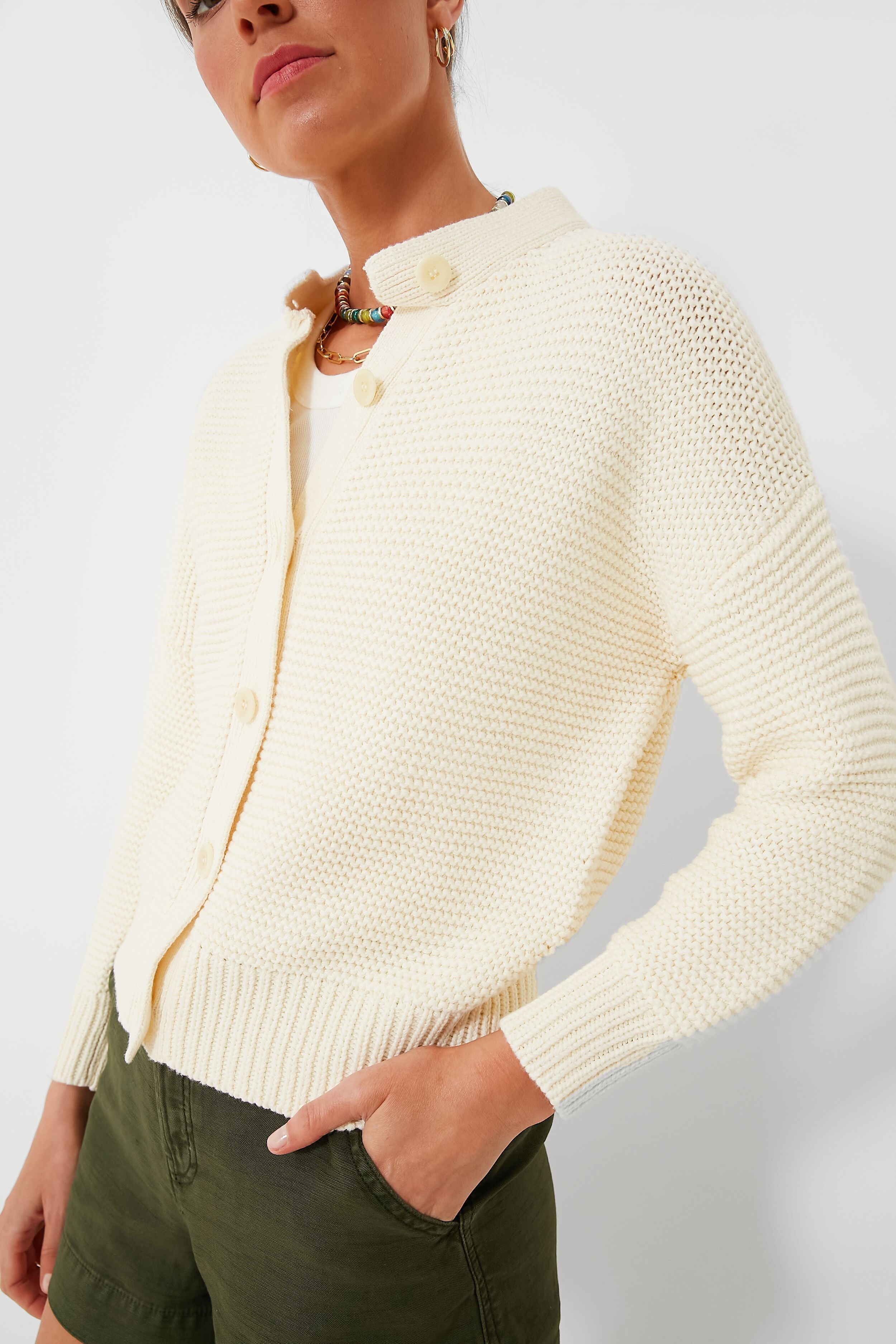 Ivory Nico Chunky Cardigan | Alex Mill | Tuckernuck