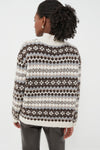 Brown and Grey Fair Isle Loch Sweater