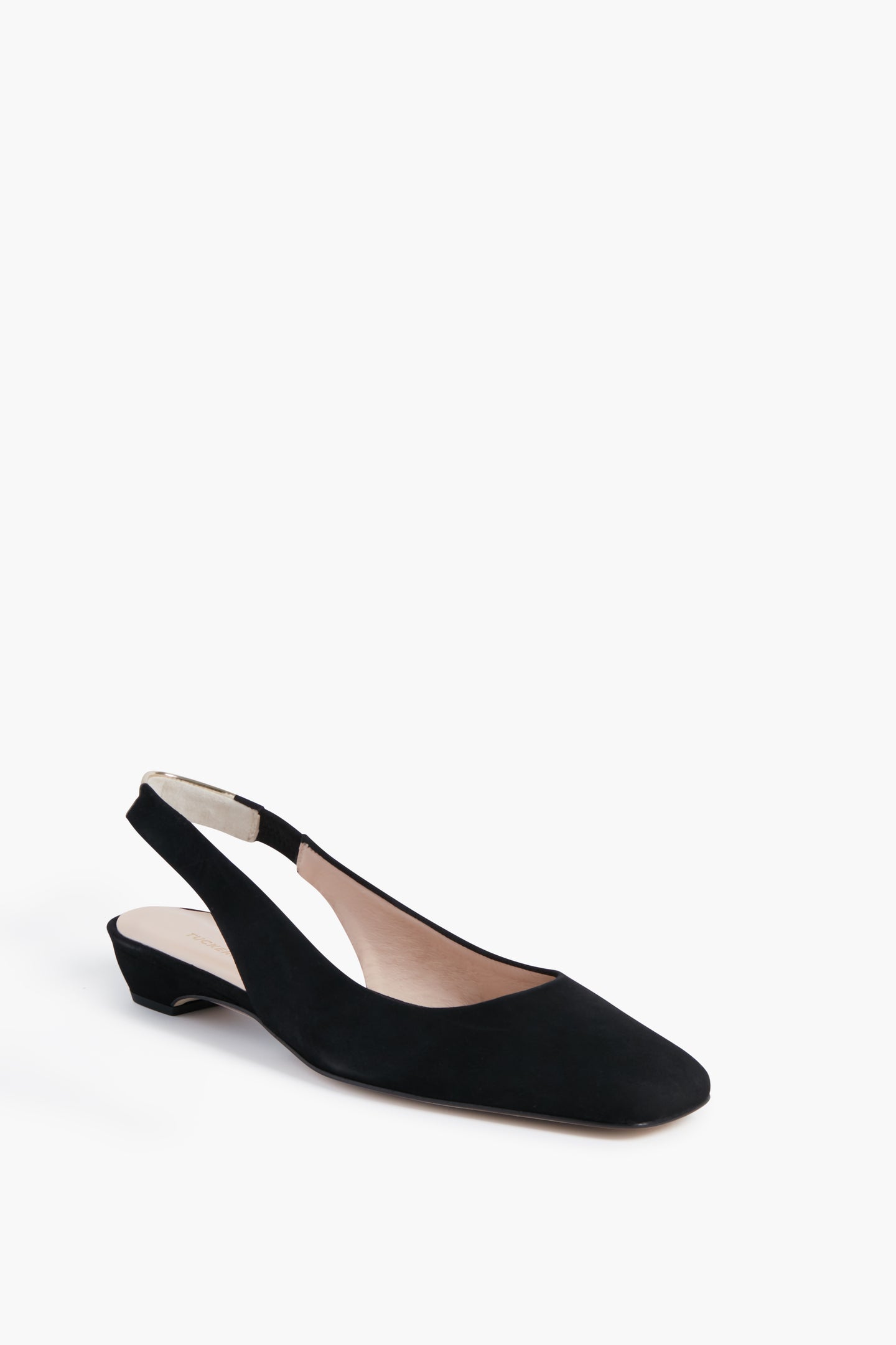 Black Suede Olivia Slingback Flats Tuckernuck Shoes