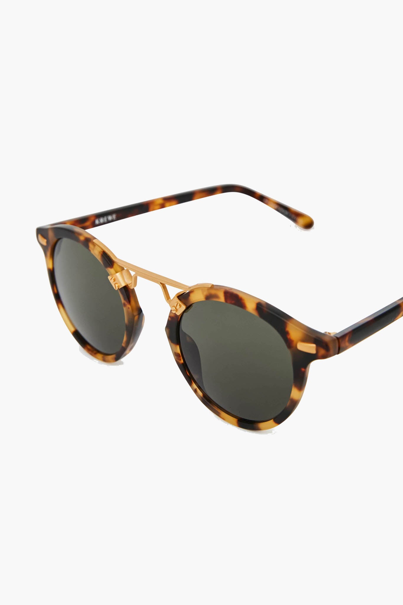 Matte Tokyo Tortoise Polarized 24K St Louis Sunglasses