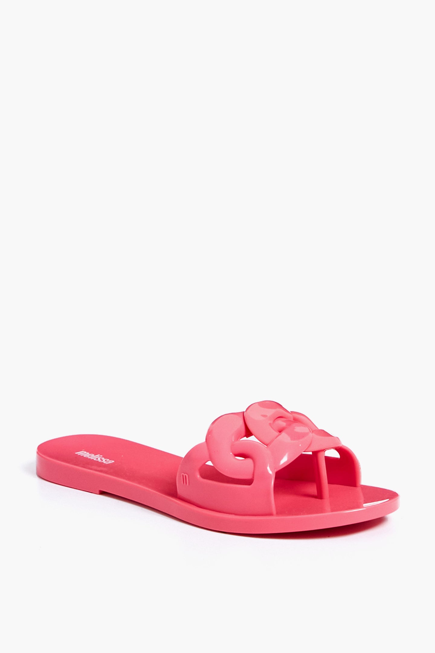 Pink Jelly Chain Sandals