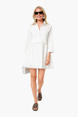 White Elia Shirt Dress | Pomander Place