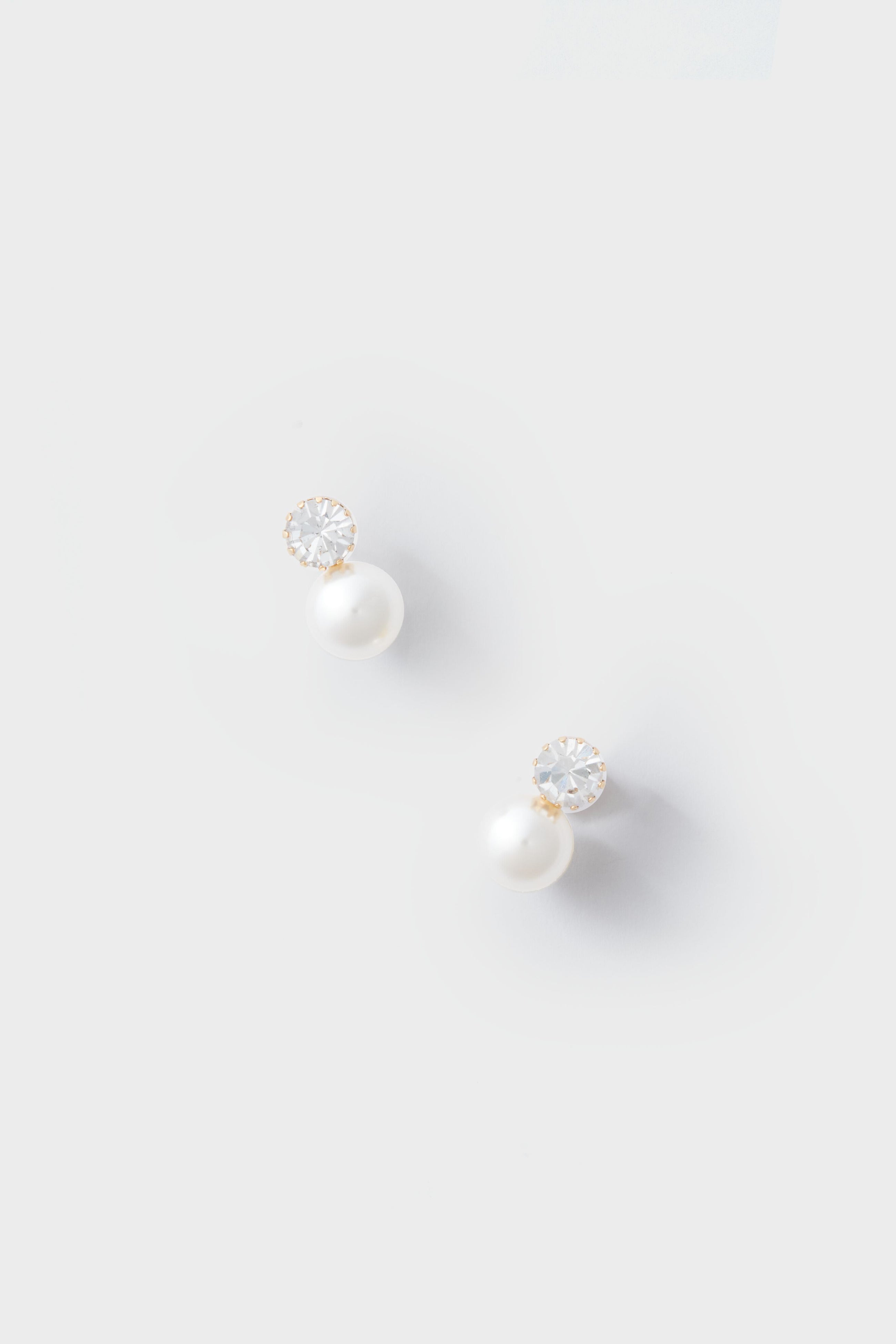 Crystal Antique Gold Ines Earrings