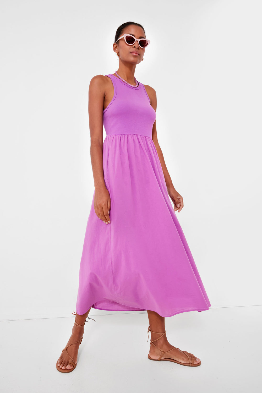 xirena purple dress Clio dress in purple dahlia