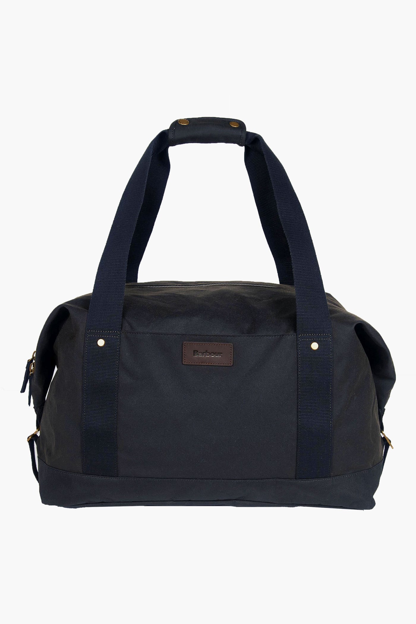 Navy Essential Wax Holdall Bag