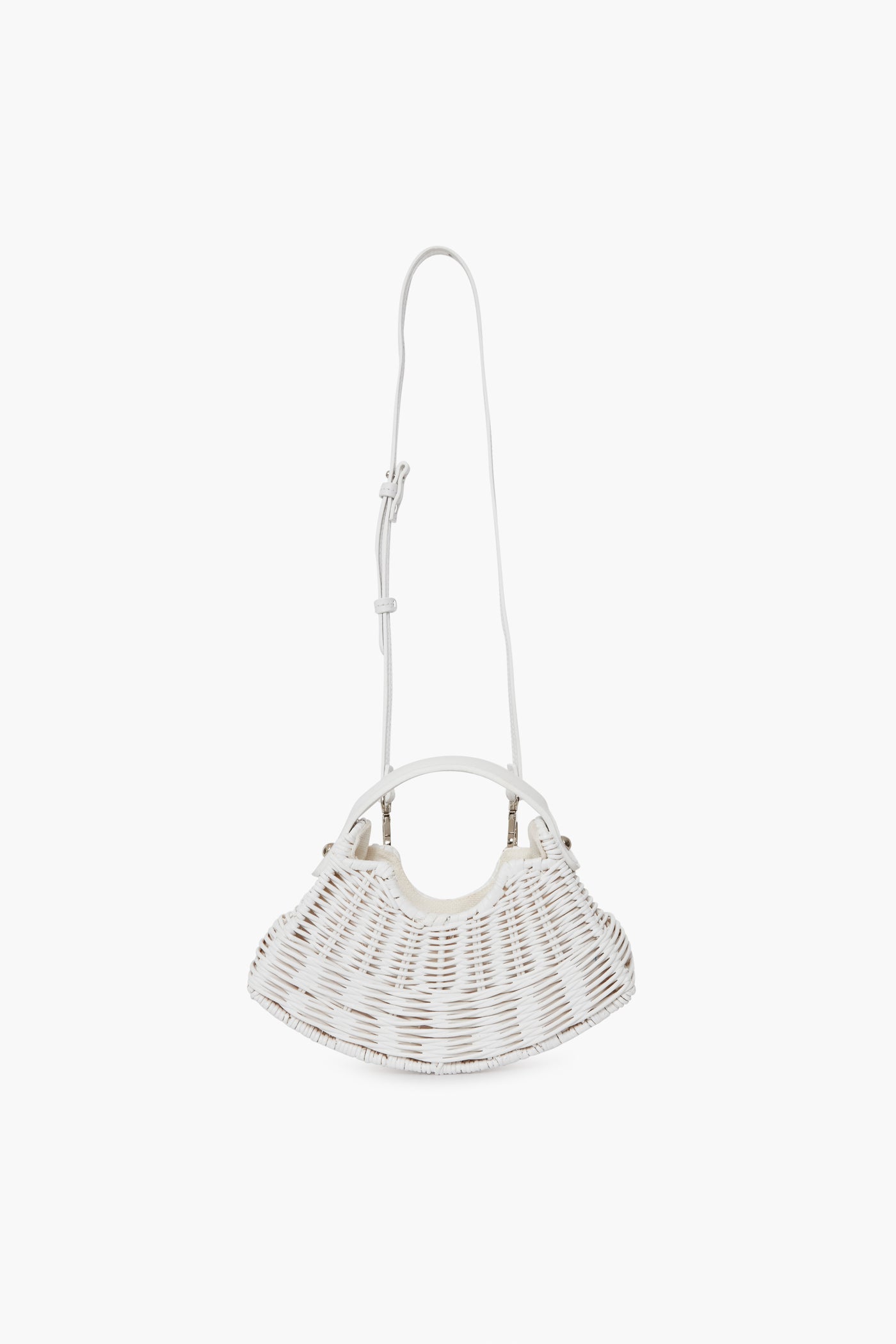 White Mini Fan Bag