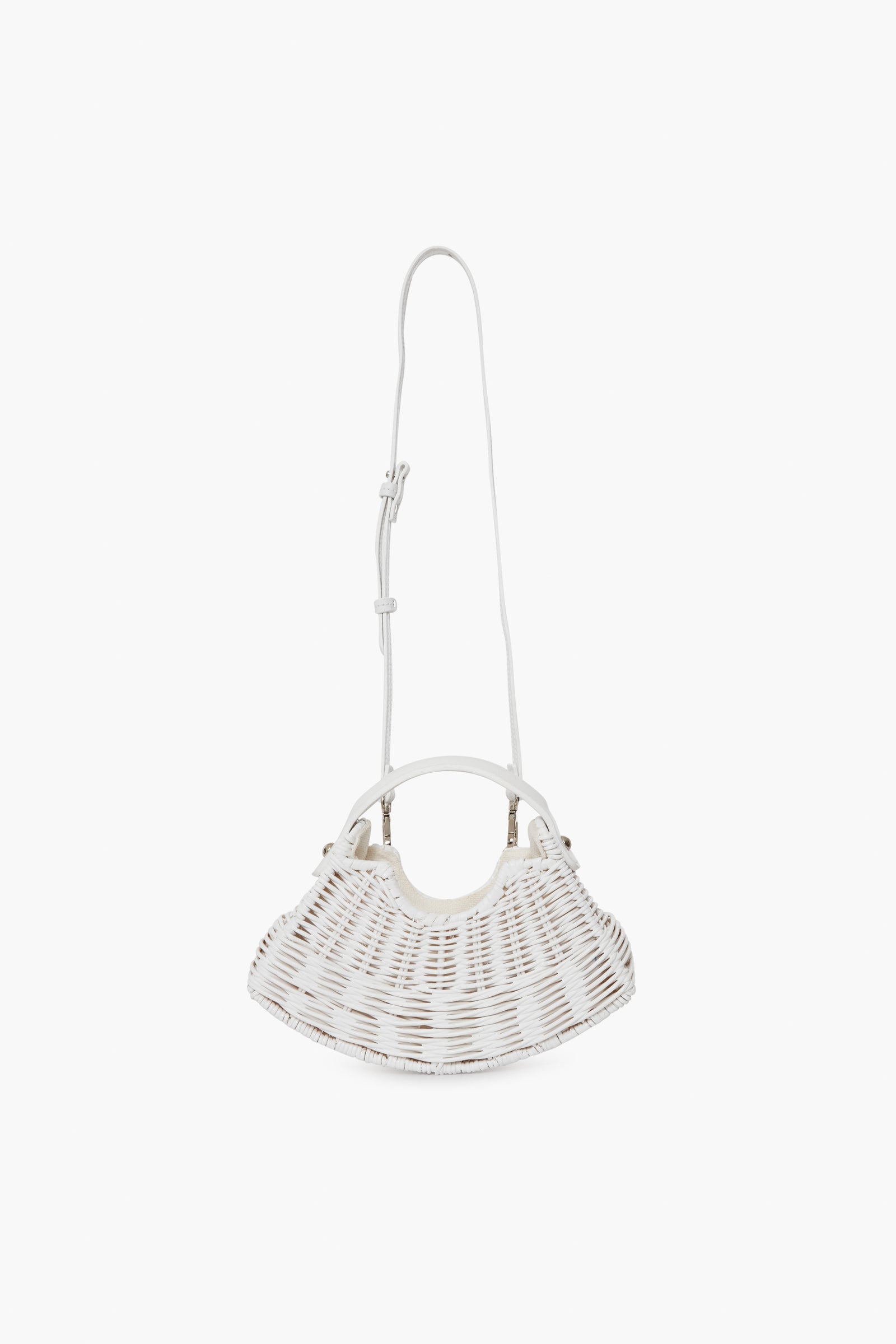 White Mini Fan Bag
