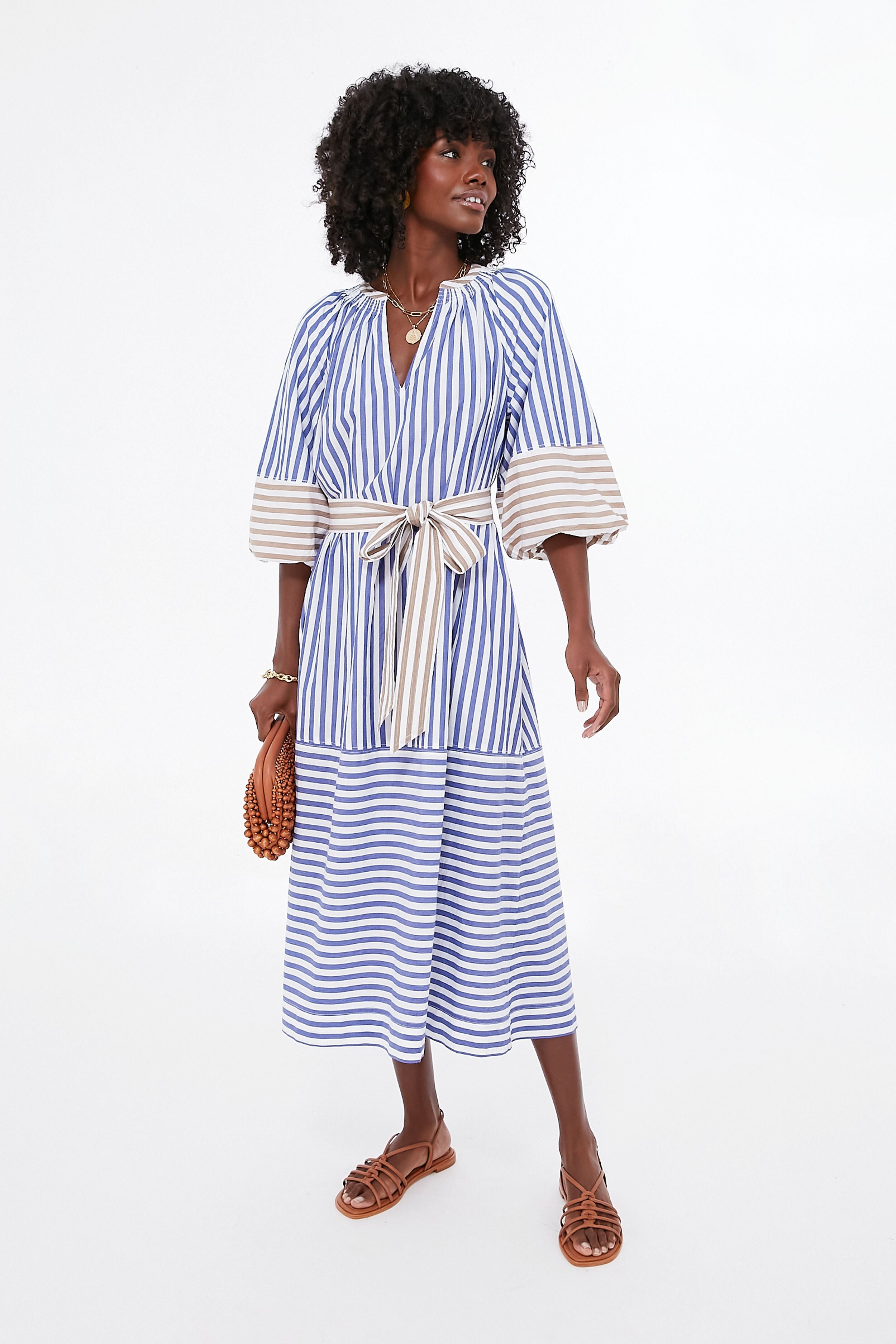 ワンピース apolina INA dress (Lounger Stripe) 2-3y Kids Apolina Ina Dress - Lounger Stripe | Garmentory